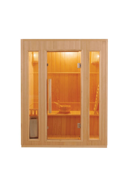 Sauna Vapeur ZEN - 3 places - Pack complet 3.5kW