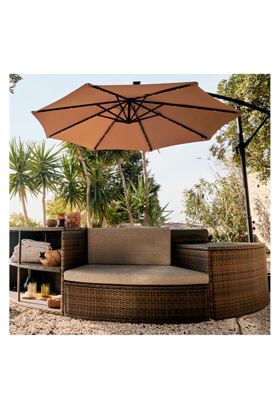 Parasol 250cm - Coloris beige