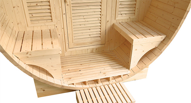 Sauna extérieur Gaïa Luna - Pack Accessoires inclus